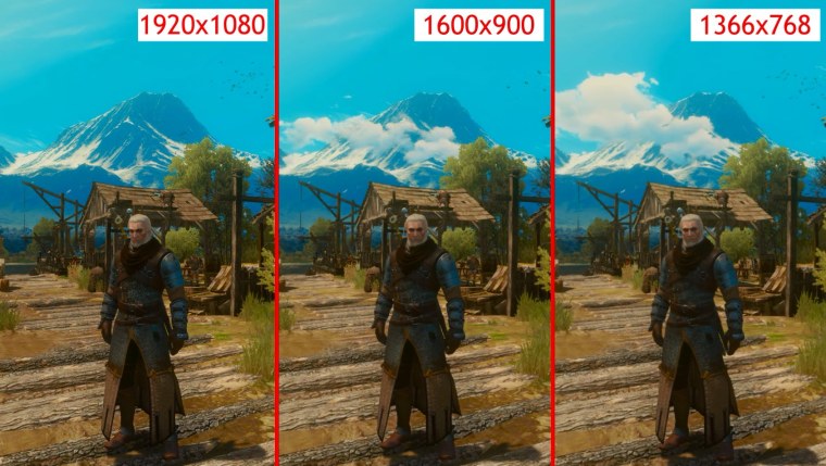 Разница разрешений в играх