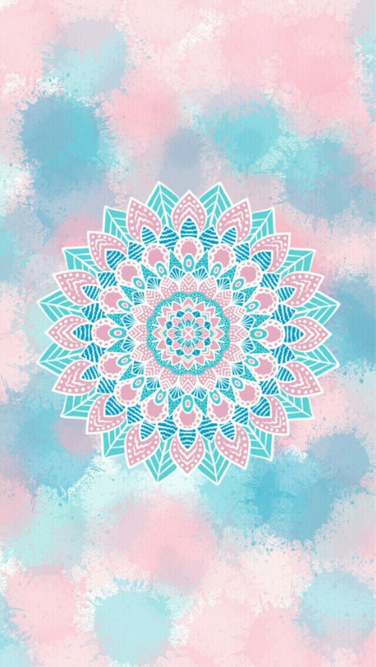 Мятный и розовый