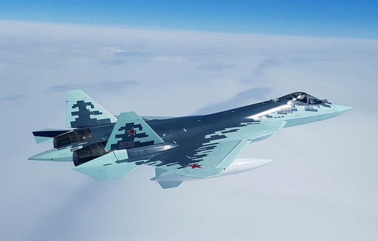 Су-57 реактивный самолёт