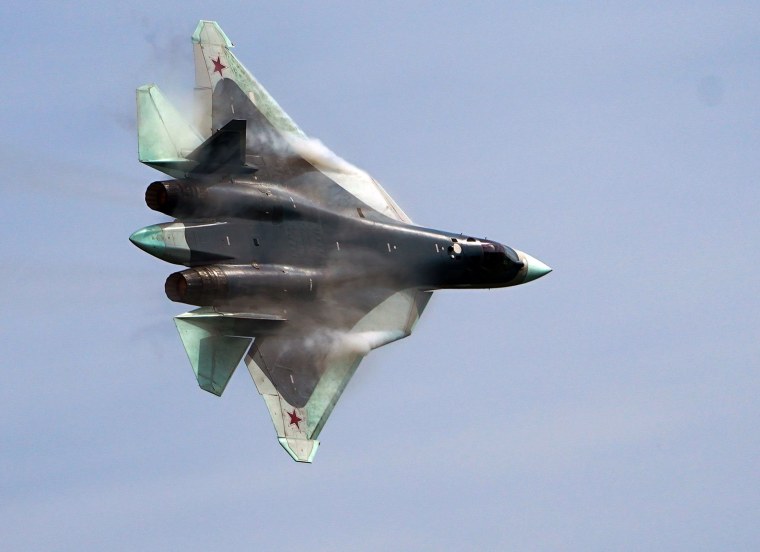 Су-57 реактивный самолёт