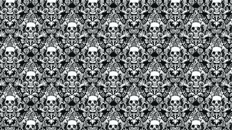 Череп орнамент