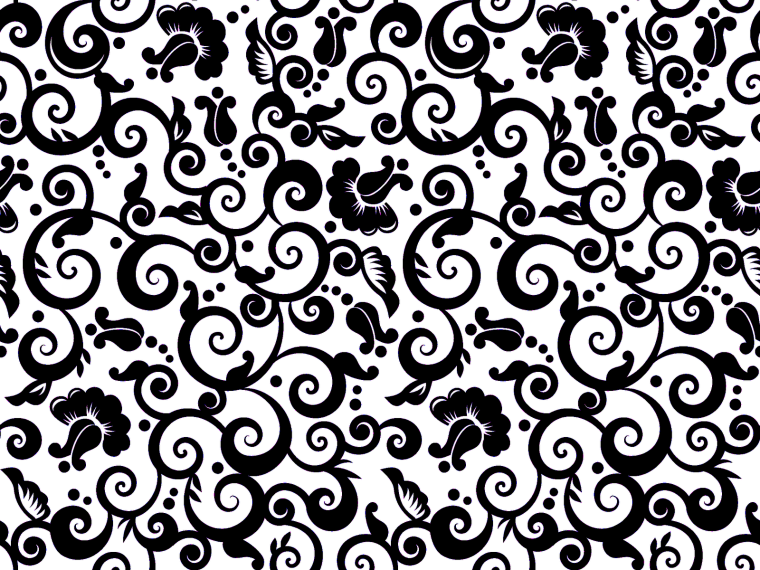 Черно белые узоры