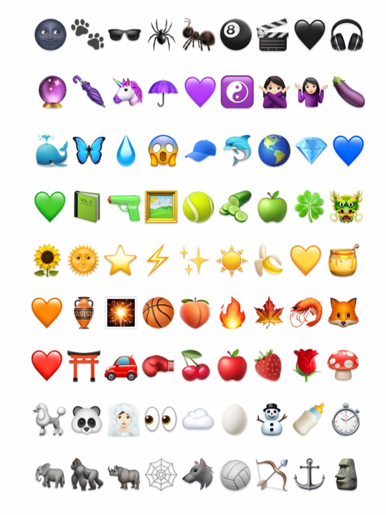 Сочетание ЭМОДЖИ на айфоне