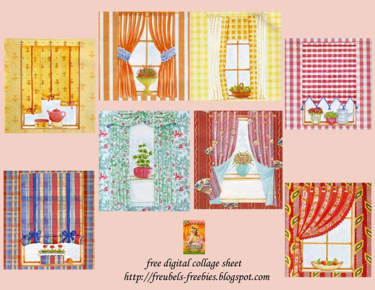 Наклейки интерьера для кукольного домика