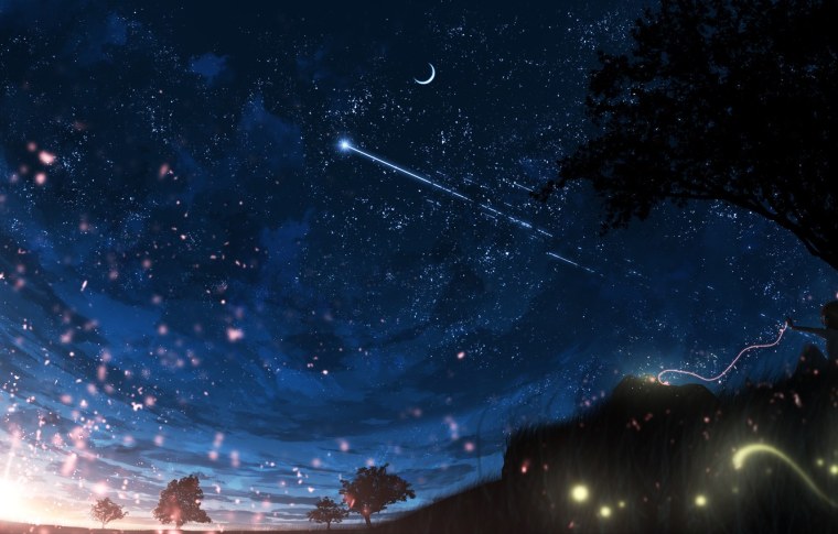 Метеорный поток аниме