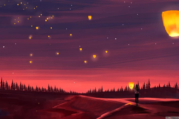 Ночные пейзажи природы