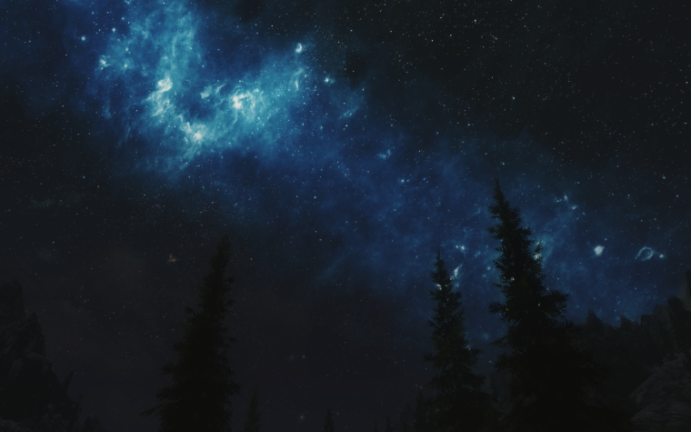 Ночное небо арт