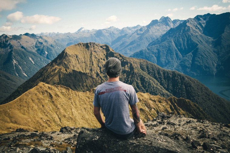 Мужчина в горах