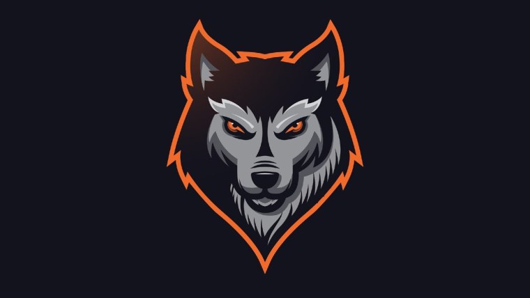 Волк логотип команды