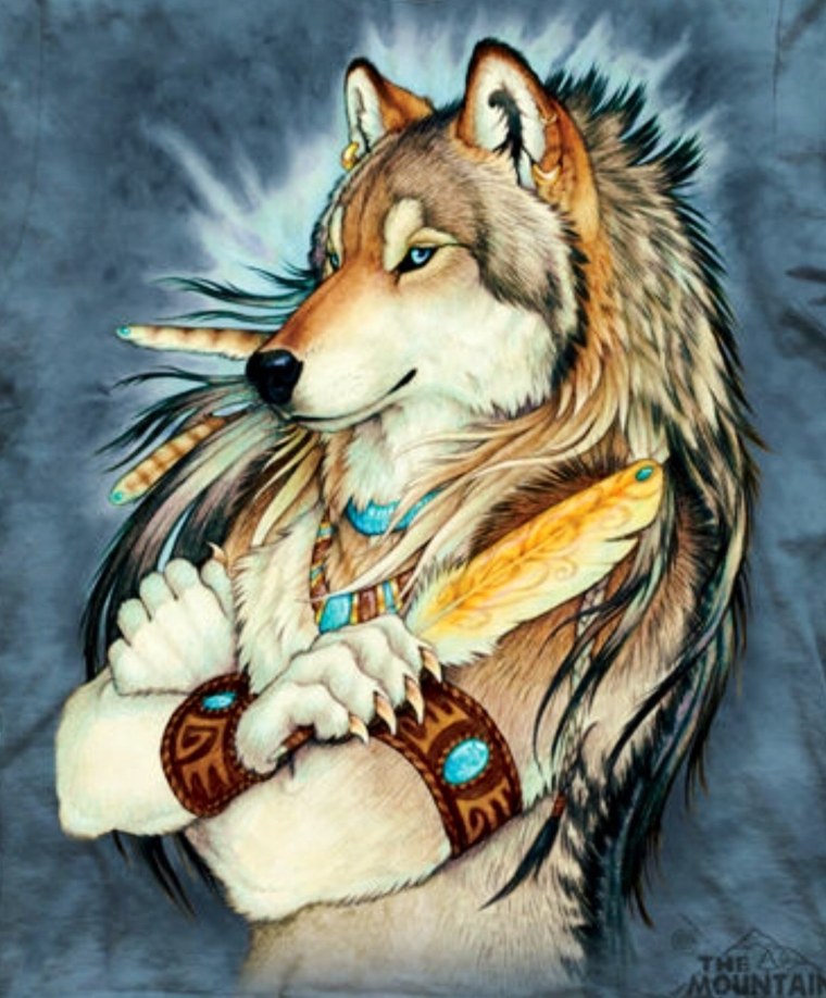Тотемный Шаманский волк