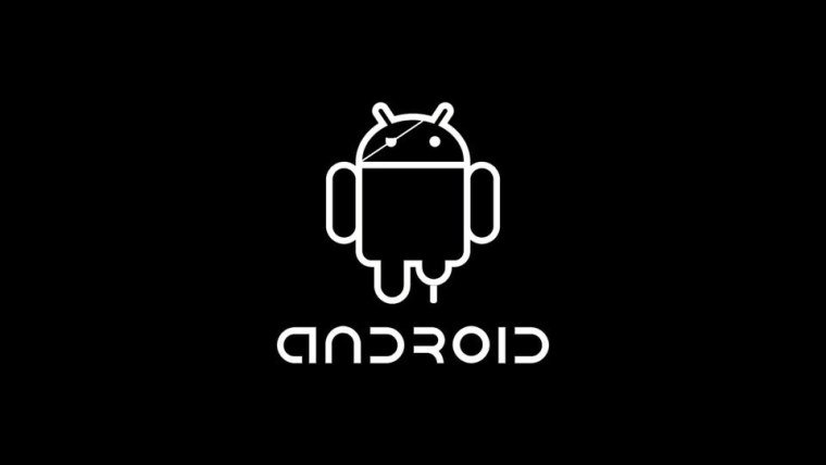 Логотип андроид черный
