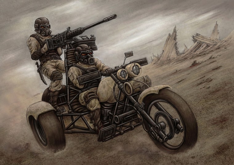 Рыцарь на мотоцикле