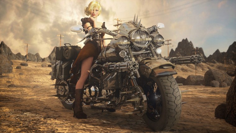 Киберпанк мотоцикл