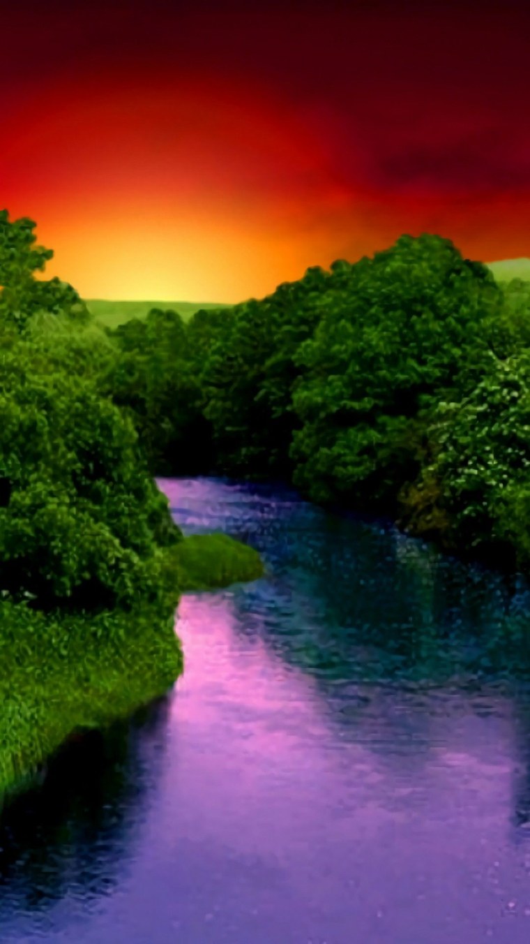 Красивая яркая природа