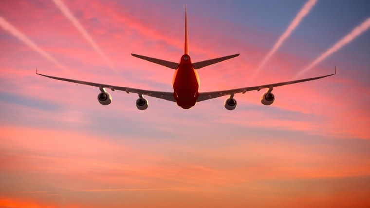 Самолет в небе