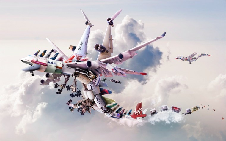 Фотообои самолет