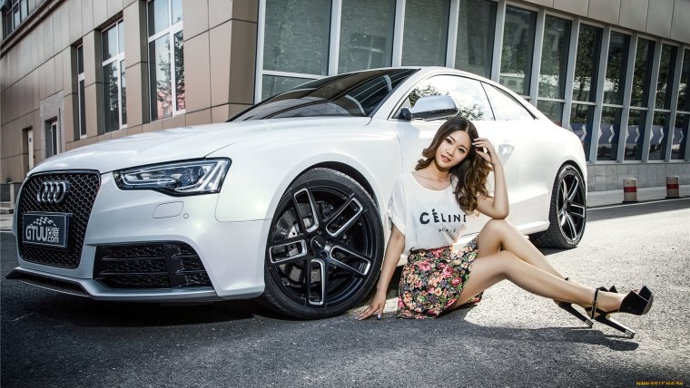 Ауди rs6 и девушки