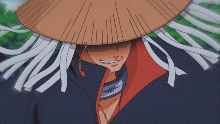 Хидан Наруто в шляпе