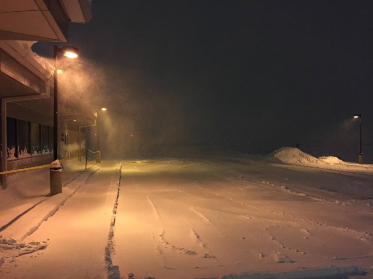 Зимний вечер в деревне