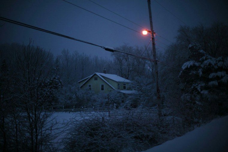 Зимнее утро в деревне