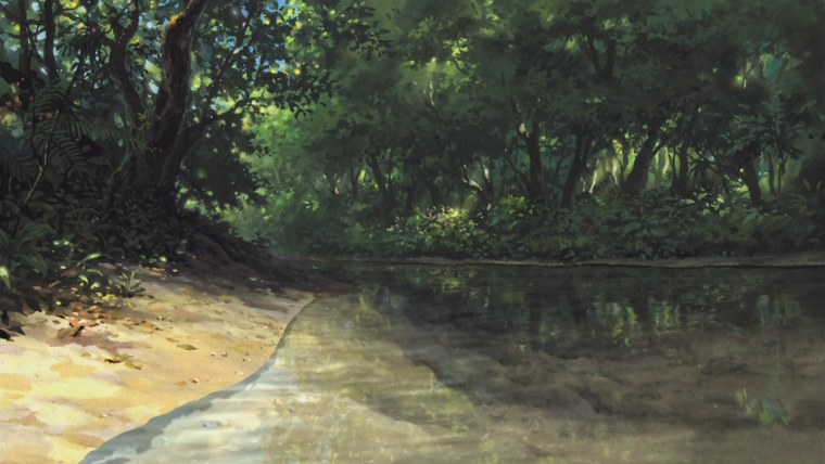 Аниме обои природа