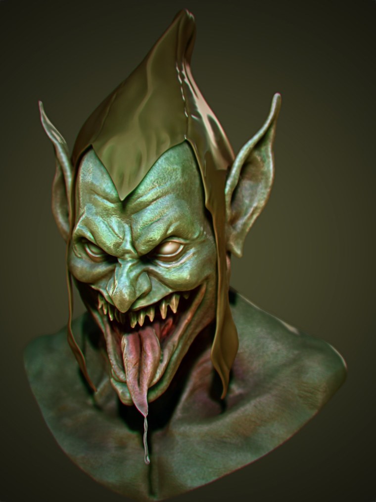 Зеленый Гоблин без маски