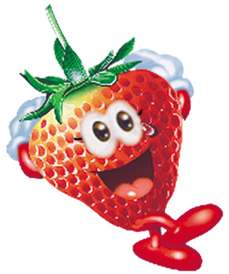 Клубника в форме сердца