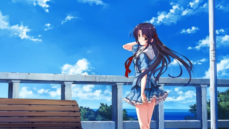 Пейзажи из аниме