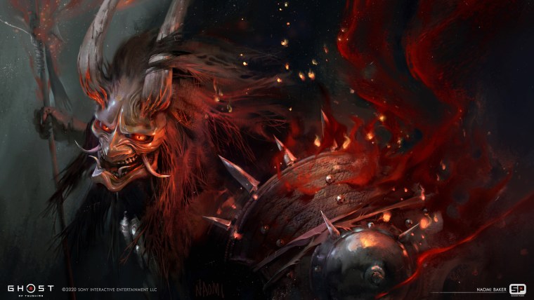 Ghost of Tsushima тема для ps4