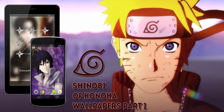 Обои на экран блокировки Наруто