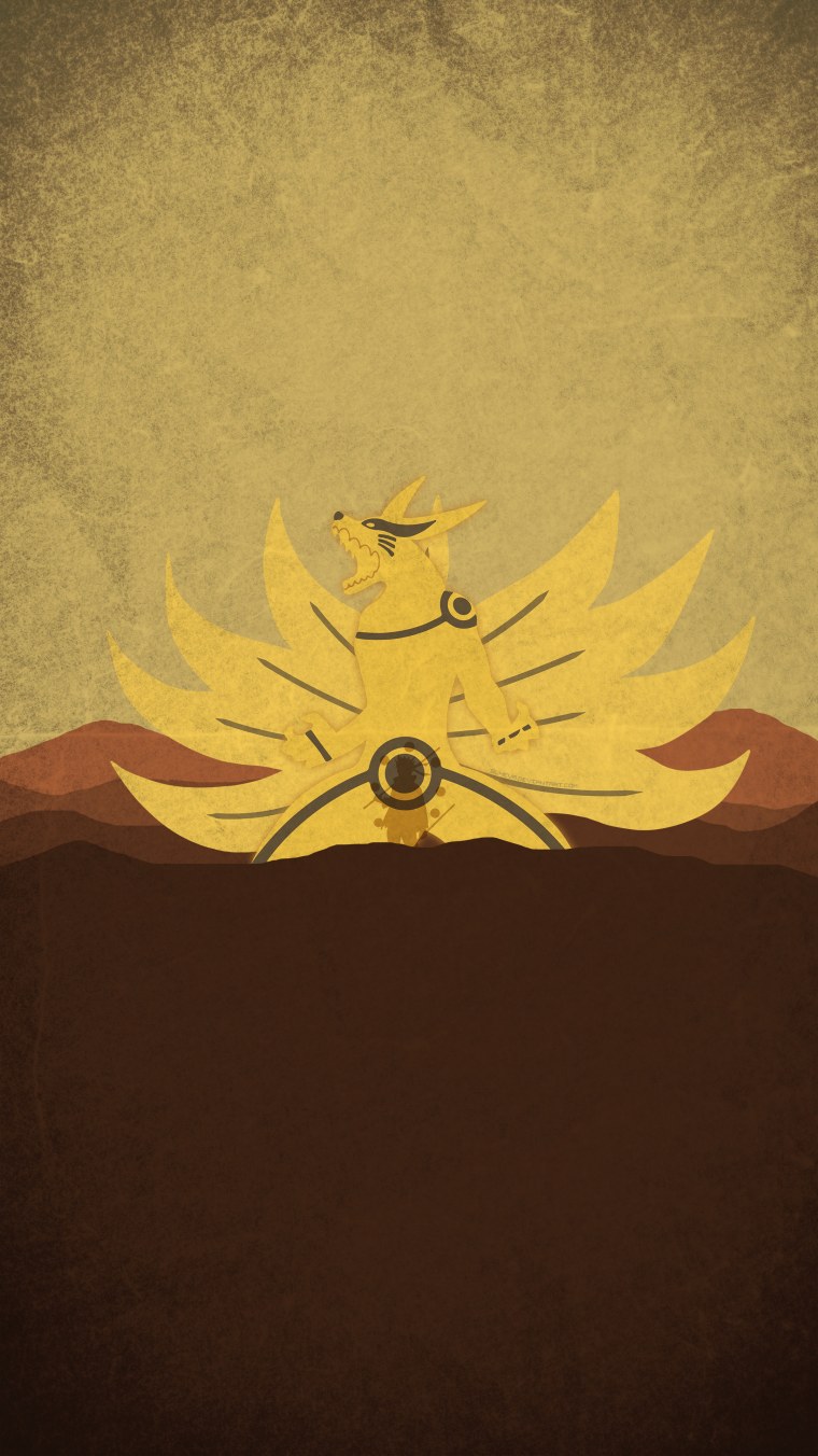 Наруто и курама 4к