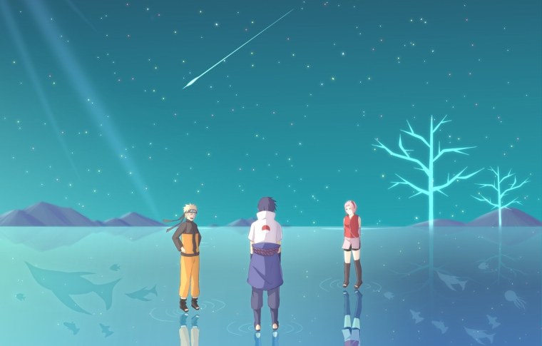 Небо в аниме Наруто