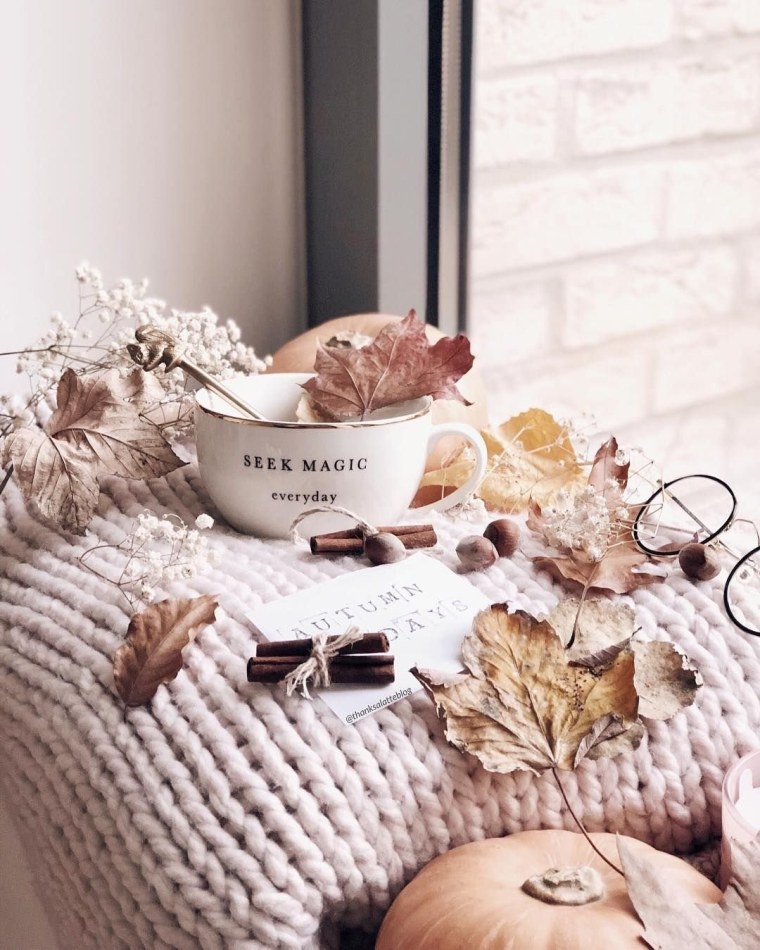 Чай осень Эстетика