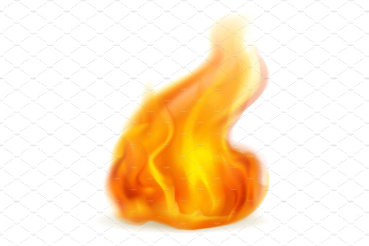 Эффект огня