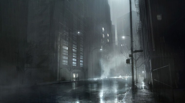 Дождь за стеклом