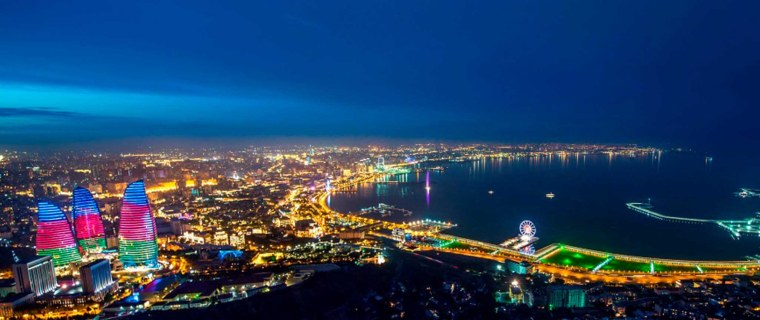 Баку панорама