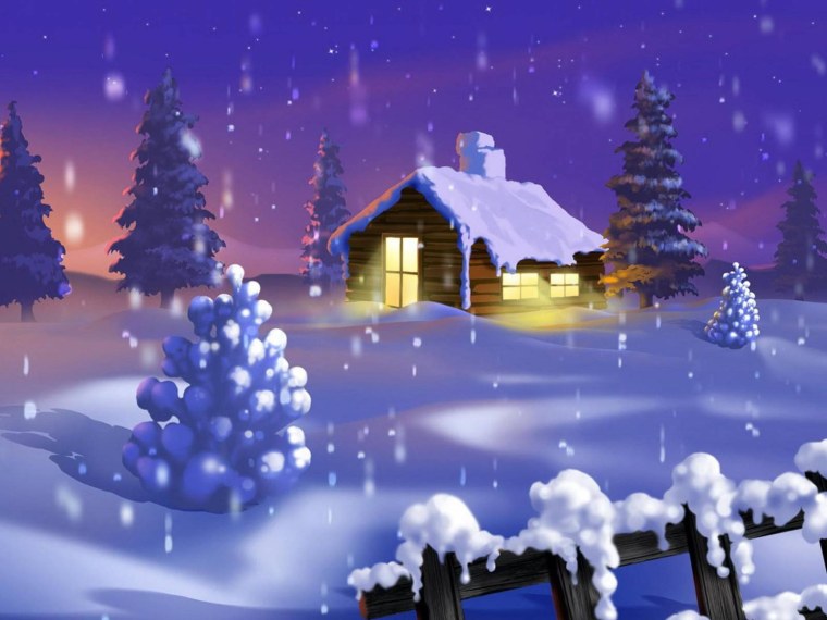 Рождественский пейзаж