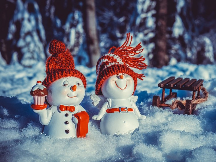 Снеговик и новый год