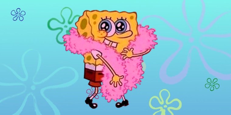 Парные обои для ЛД губка Боб