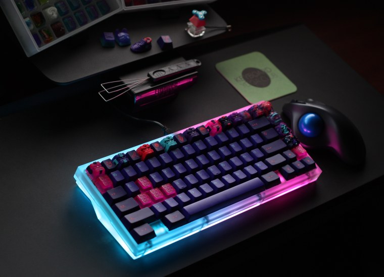 Фото клавиатуры компьютера крупным планом