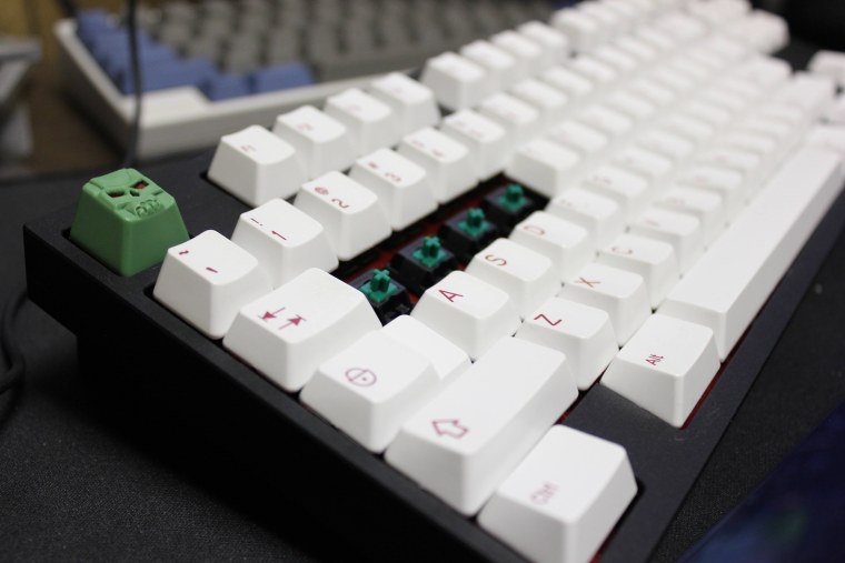 Green keycaps