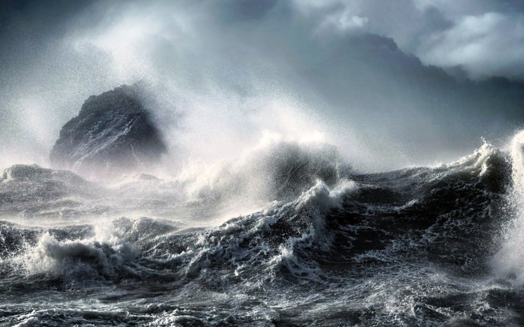 «Шторм на черном море». Ацвазовский