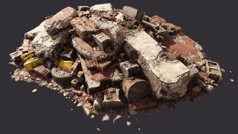 Обломки металла