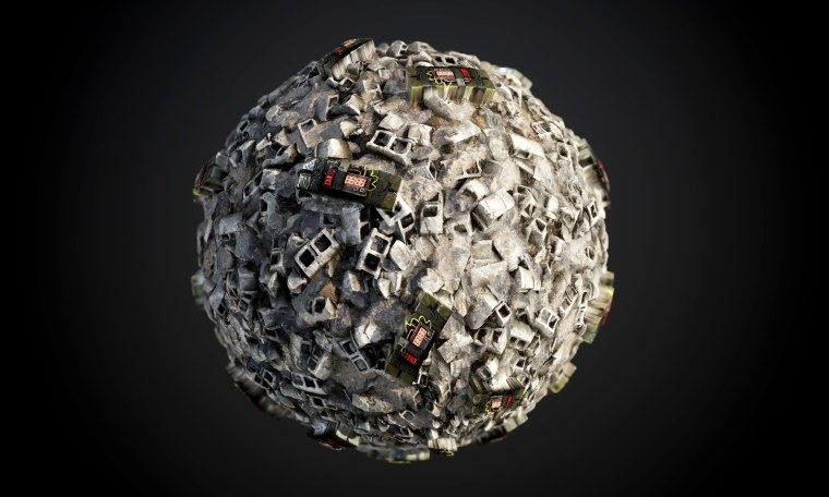 Прессованный мусор текстура