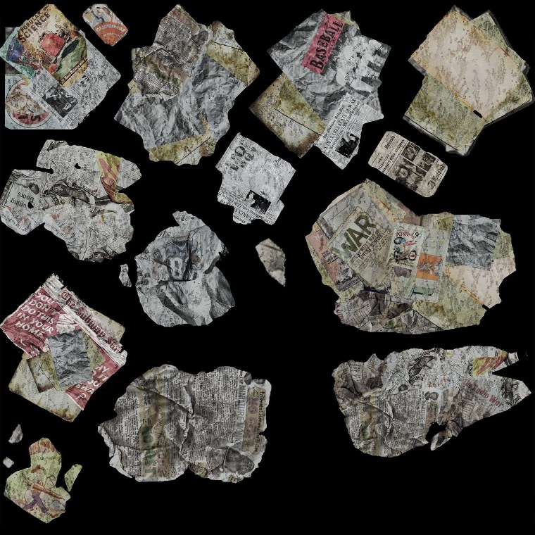 Текстура мусора бесшовная