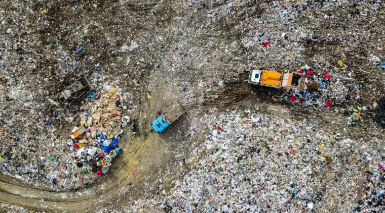 Свалка вид сверху