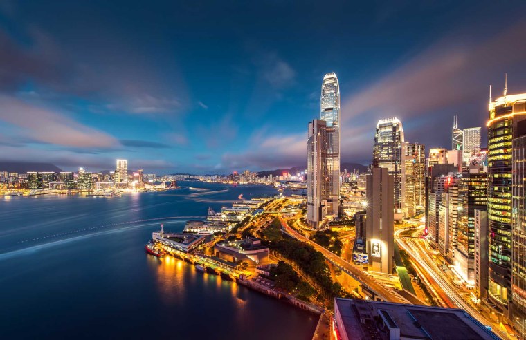 Гонконг небоскребы
