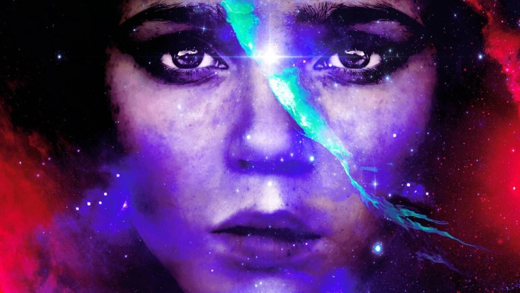 Портрет на фоне космоса