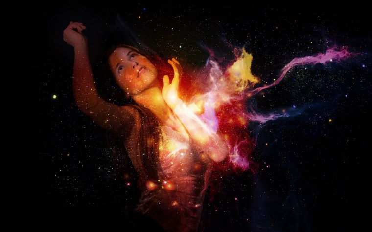 Космическая девушка фото