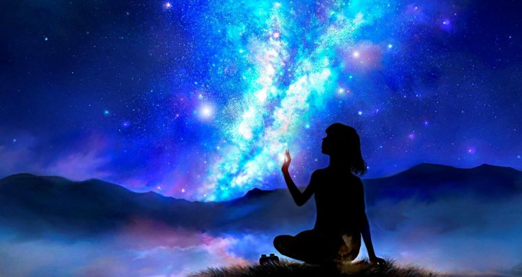 Девушка космос